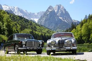 Jaguar Mk II und Rover P5B