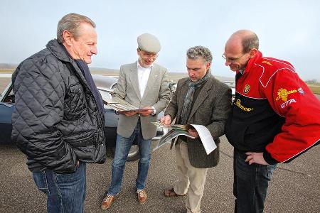 Triumph TR 4A, Mercedes 280 SL, Citroen D Super 5, Alfa Romeo 1750 GTV