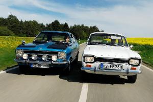 Opel Rallye Kadett 1100 SR und Ford Escort I