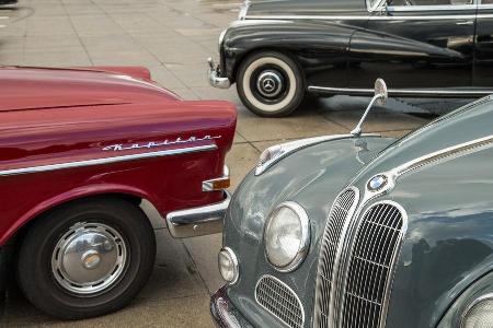 BMW 502, Mercedes 300, Opel Kapitn, Motorhauben