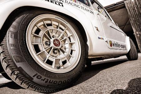 Fiat Abarth 1000 TC, Rad, Felge