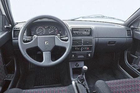 Citron AX GTi, Cockpit