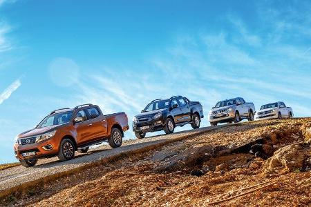 Isuzu D-Max, Mitsubishi L200, Nissan Navara, VW Amarok Isuzu D-Max, Mitsubishi L200, Nissan Navara, VW Amarok