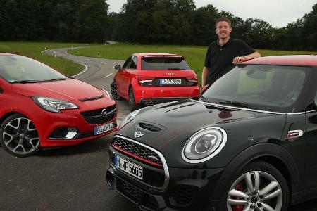 Audi S1, Mini JCW, Opel Corsa OPC, Jens Dralle