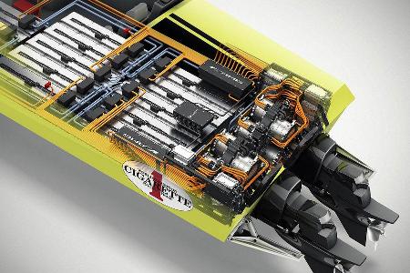 Cigarette AMG Electric Drive concept