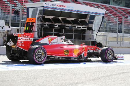 Kimi Rikknen - Ferrari - Formel 1-Test - Barcelona - 25. Februar 2016