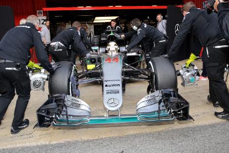 Lewis Hamilton - Mercedes - Formel 1-Test - Barcelona - 25. Februar 2016