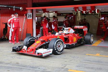 Kimi Rikknen - Ferrari - Formel 1-Test - Barcelona - 25. Februar 2016