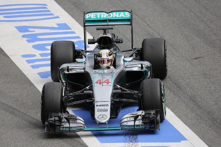 Lewis Hamilton - Mercedes - Formel 1-Test - Barcelona - 25. Februar 2016