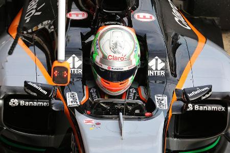 Alfonso Celis - Force India - Formel 1-Test - Barcelona - 25. Februar 2016