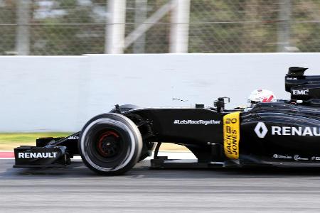 Kevin Magnussen - Renault F1 - Formel 1-Test - Barcelona - 25. Februar 2016