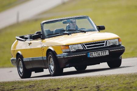 Saab 900 Cabrio, Seitenansicht
