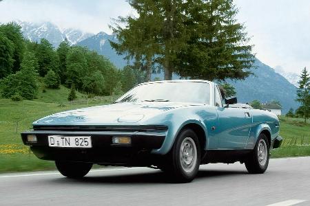 Triumph TR7 Cabrio, Frontansicht