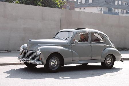 Peugeot 203, Seitenansicht