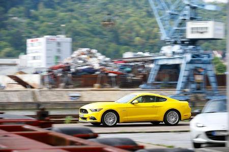 Ford Mustang GT 5.0 Ti-VCT V8, Seitenansicht