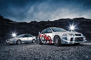 Mitsubishi Lancer Evo VI + Subaru Impreza GT Turbo