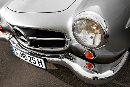 Mercedes 190 SLR, Scheinwerfer