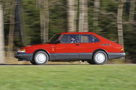 Saab 900 TURBO 16, Seitenansicht