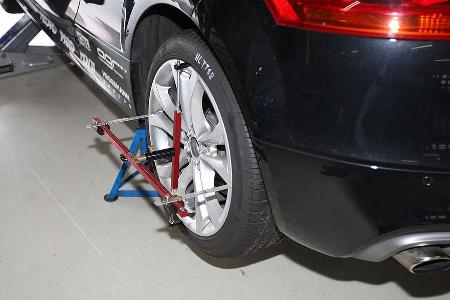 Die Achswerte sind an den Audi-Serienvorgaben gemessen.