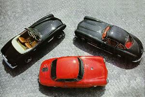 BMW 507, Mercedes 300 SL, Porsche 356 A Carrera GS