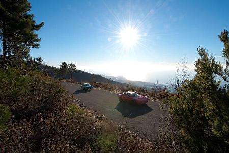 Lancia Stratos HF, Lancia Fulvia 1.3, Sonnenuntergang