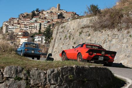 Lancia Stratos HF, Lancia Fulvia 1.3, Heckansicht