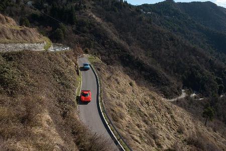 Lancia Stratos HF, Lancia Fulvia 1.3, Serpentinen