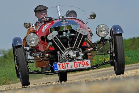Morgan Super Sports, Frontansicht, Khlergrill
