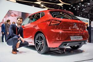 Seat VIP-Reporter auf dem Genfer Autosalon 2017
