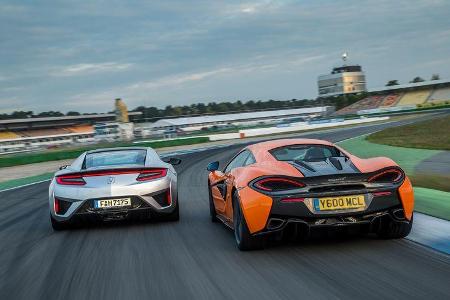 Honda NSX, McLaren 570S, Hockenheim