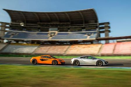 Honda NSX, McLaren 570S, Hockenheim