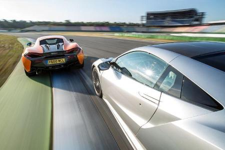 Honda NSX, McLaren 570S, Hockenheim