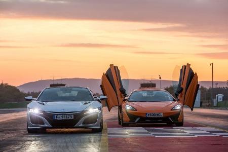 Honda NSX, McLaren 570S, Hockenheim