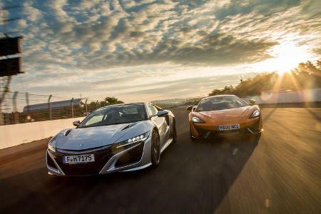 Honda NSX, McLaren 570S, Hockenheim