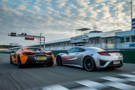 Honda NSX, McLaren 570S, Hockenheim