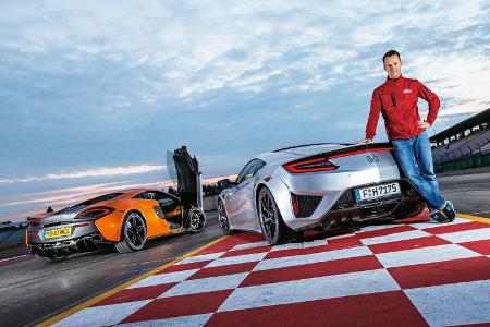 Honda NSX, McLaren 570S, Hockenheim