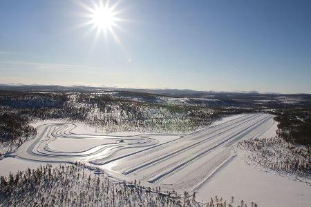 Nokian Tyres‘ Testgelände „White Hell“ Ivalo