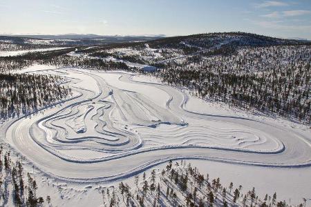 Nokian Tyres‘ Testgelände „White Hell“ Ivalo