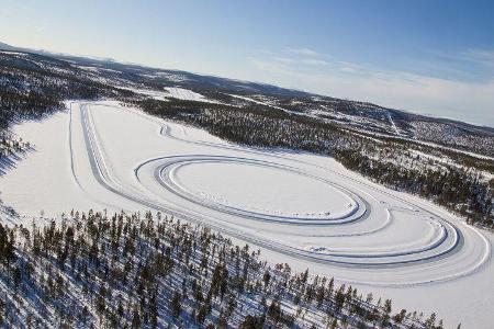 Nokian Tyres‘ Testgelände „White Hell“ Ivalo