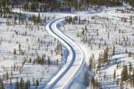 Nokian Tyres‘ Testgelände „White Hell“ Ivalo
