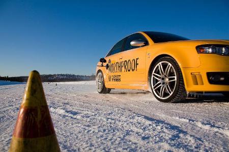 Nokian Tyres‘ Testgelände „White Hell“ Ivalo