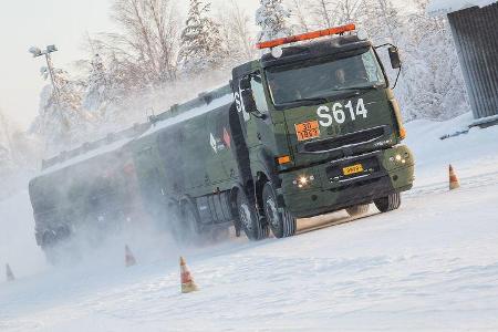 Nokian Tyres‘ Testgelände „White Hell“ Ivalo