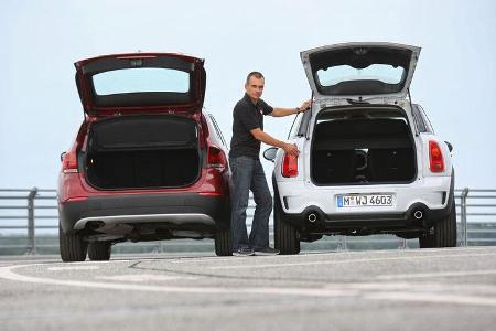 BMW X1, Mini Countryman, Heckklappe