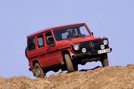 Diesel-Modelle der Mercedes G-Klasse.