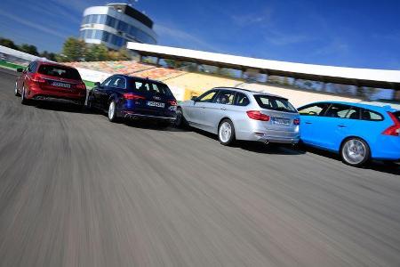 Sportkombis von Audi, BMW, Mercedes und Volvo