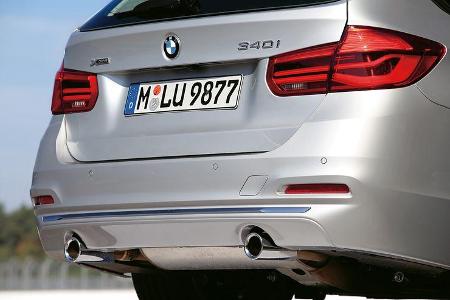 BMW 340i xDrive Touring, Endrohre