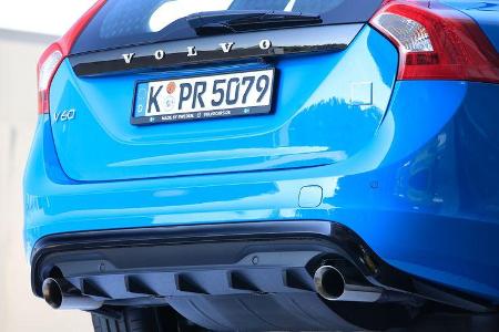 Volvo V60 Polestar, Endrohre