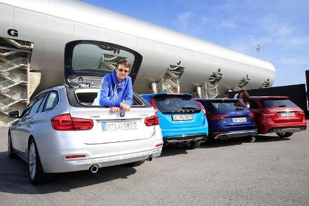 Sportkombis von Audi, BMW, Mercedes und Volvo