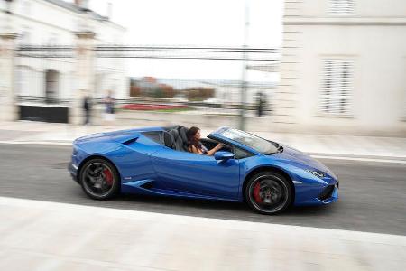 Lamborghini Huracán Spyder, Seitenansicht