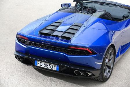 Lamborghini Huracán Spyder, Heck